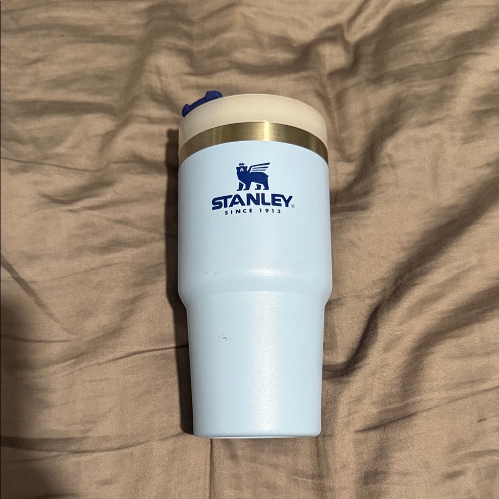 Stanley Blue and Cream Travel Mug